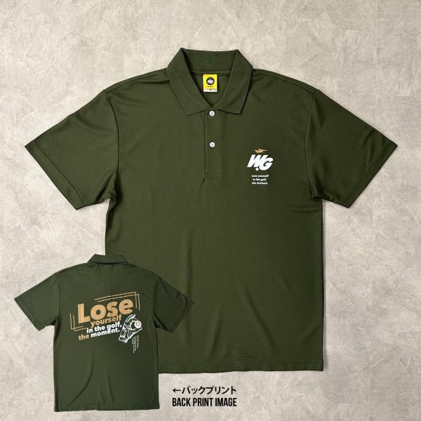 【SALE 50%OFF】WG ゴルフ ポロシャツ ”LOSE YOURSELF” シティグリーン ...