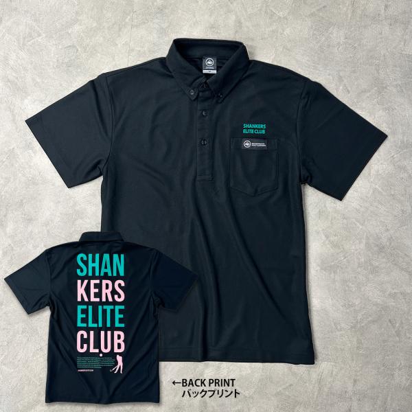 【SALE 50%OFF】WG ゴルフ ポロシャツ "SHANKERS ELITE CLUB" ブラ...