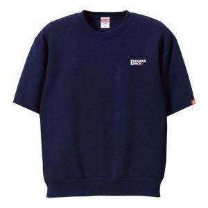 SHANK YOU! ゴルフ 半袖 スウェット（裏起毛）「Saois money」ネイビー