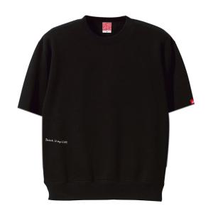 SHANK YOU! ゴルフ 半袖 スウェット（裏起毛）「Bounce Back」ネイビー