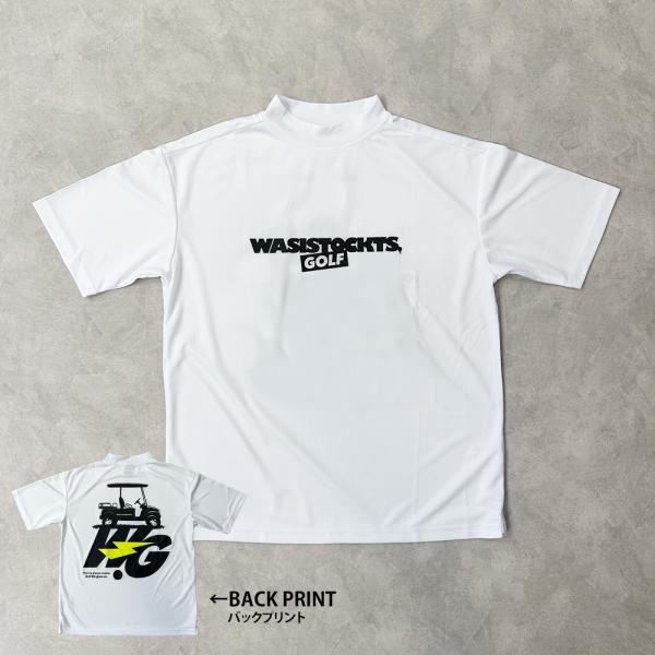 【SALE 56%OFF】WG ゴルフ モックネック Tシャツ ”Golf life goes on...