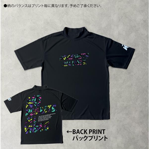 【SALE 56%OFF】WG ゴルフ モックネック Tシャツ ”NO REGRETS” ブラック ...