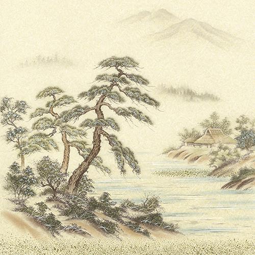 【ノリ無し】新鳥の子襖紙 景勝810　普通サイズ　（紙寸法：96幅×丈203ｍｍ）（有効寸法：巾 9...