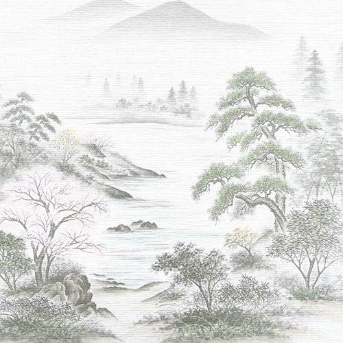 【のり無し】新鳥の子襖紙　山水210(旧番：山水410）　普通サイズ96幅×丈203ｍｍ ※1枚の価...