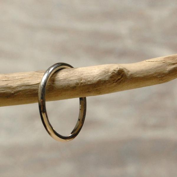 シルバーラウンドプレーンリング 1.8mm幅 鏡面｜FA-118