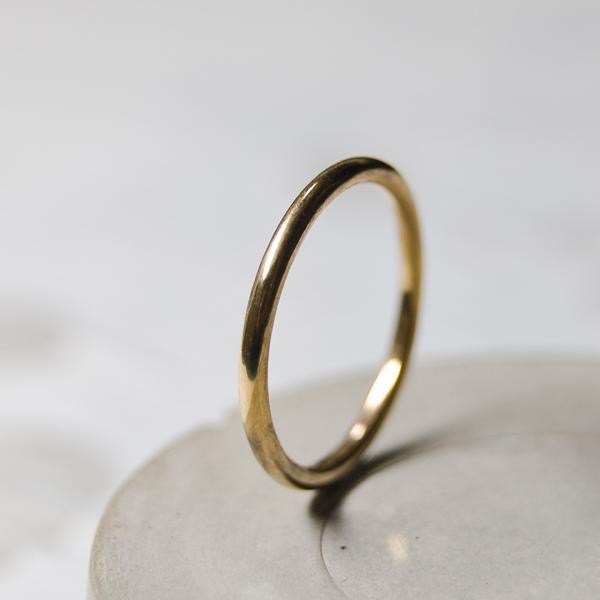 K24GPゴールドプレーンリング 1.5mm幅 鏡面 3号〜27号｜WKS K24GP PLANE ...