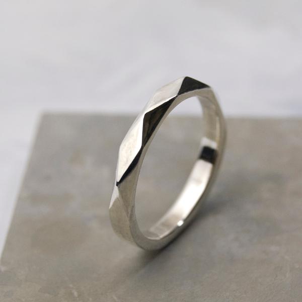 RH.Pファセットリング 2.8mm幅 鏡面 5号〜23号｜WKC RH.P FACET RING ...