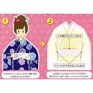 クルット帯板 くるっと帯芯 帯下帯 前結 半巾...の詳細画像2