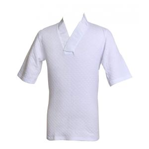 Tシャツ 半襦袢 合衿 5分丈袖 日本製 あたたか 保温 綿キルト