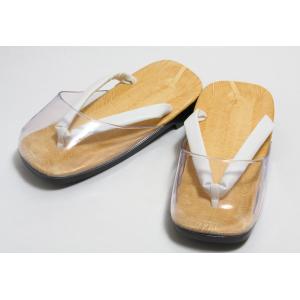 時雨履き 白鼻緒 ウレタンソール L/2L 着物小物