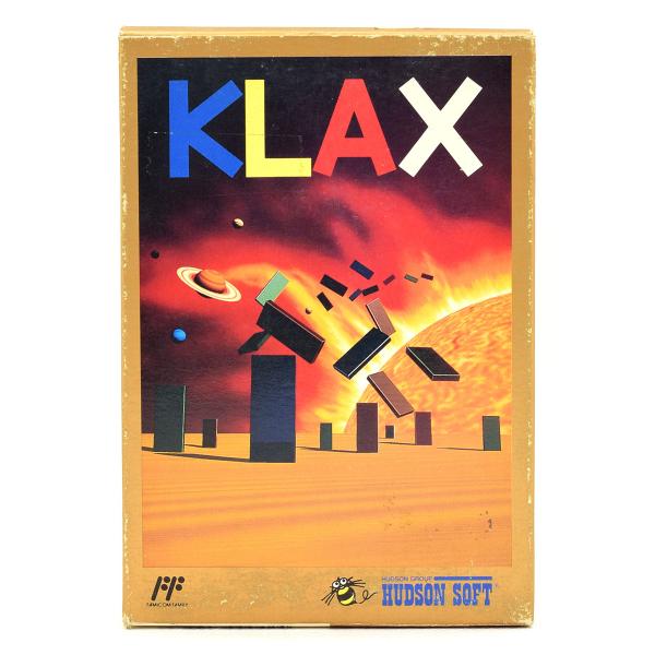 【中古】 FC KLAX クラックス 箱説付 ファミコン ソフト