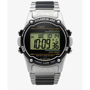 TIMEX タイメックス アトランティス100 シルバー デジタル TW2U31100 メンズ 腕時計 国内正規品 爆買