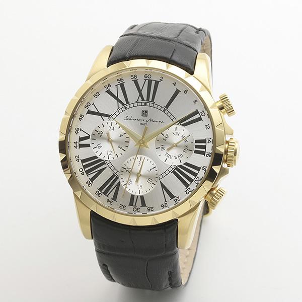 Salvatore Marra サルバトーレマーラ  SM15103-GDSV メンズ 腕時計 国内...