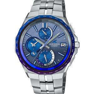 OCEANUS オシアナス カシオ CASIO 電波ソーラー OCW-S5000AP-2AJF メンズ 腕時計 国内正規品 送料無料 japan indigo 藍