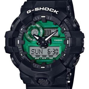 CASIO カシオ G-SHOCK ジーショック gshock Gショック g-ショック ブラック グリーン 黒 緑 GA-700MG-1AJF メンズ 腕時計 国内正規品