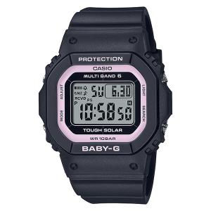 CASIO カシオ Baby-G ベイビージー ベビージー 電波ソーラー デジタル ブラック ピンク BGD-5650-1BJF レディース 腕時計 国内正規品 送料無料