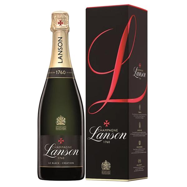 【化粧箱入り】 ランソン ブラック クリエイション 258 [NV] ≪ スパークリングワイン シャ...
