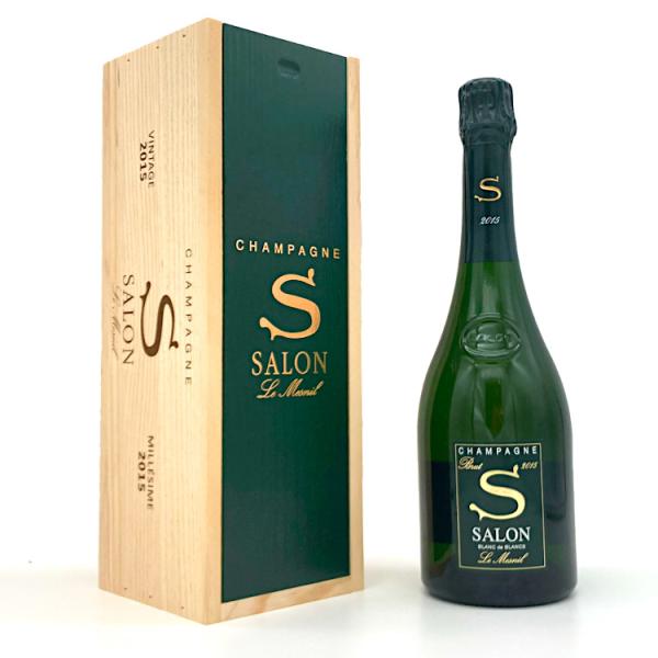 【正規品】【木箱入り】 サロン ギフト ボックス [2015] ≪ スパークリングワイン シャンパー...