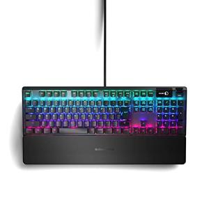 SteelSeries ゲーミングキーボード 有線 ハイブリッドメカニカルスイッチ