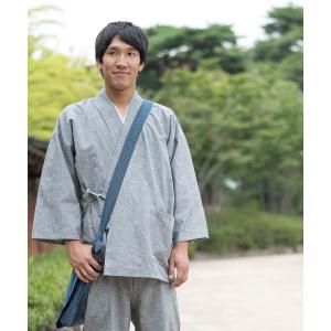 1090 作務衣 メンズ 日本製 手紡ぎ風遠州...の詳細画像5