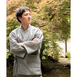 1611 作務衣 メンズ 日本製 小千谷ちぢみ...の詳細画像3