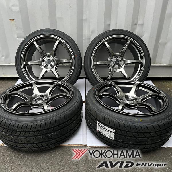トヨタ 86 スバル BRZ 18インチ タイヤホイールセット 4本セット YOKOHAMA AVI...