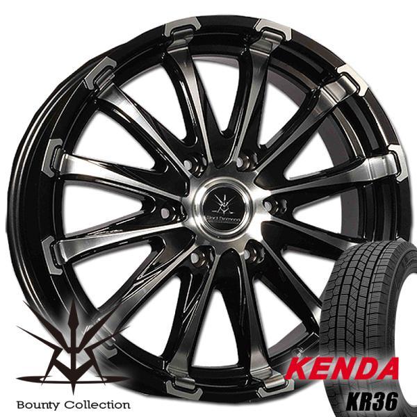 【スタッドレス】 ハイエース タイヤホイールセット BD12 KENDA KR36 215/65R1...