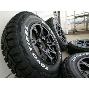 5本セット ジムニー 16インチ タイヤホイール BDX08 トーヨー オープンカントリー RT 185/85R16 ホワイトレター｜wat2