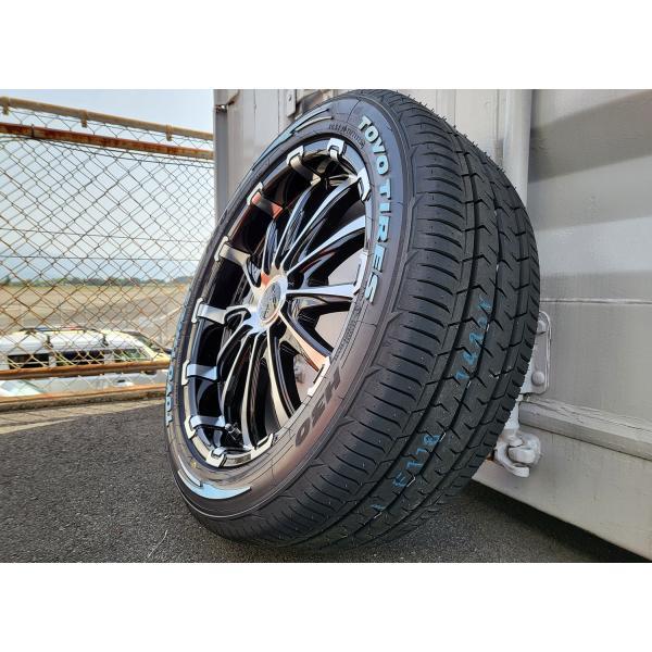 新品タイヤホイール4本セット 200系ハイエース トーヨー TOYO H30 225/50R18 ホ...