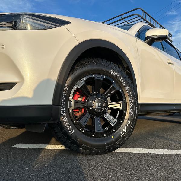 CX-8 CX-5 17インチ タイヤホイールセット 4本セット 1台分 ヨコハマ ジオランダー X...