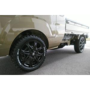 アゲトラ ハイゼットジャンボ 軽トラ 軽バン 人気 タイヤホイール マッドスター Radial MT...