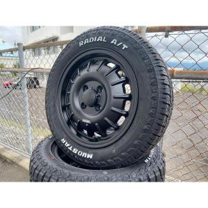 プロボックス MUDSTAR Radial AT 175/65R14 82H 14インチ タイヤホイールセット ホワイトレター