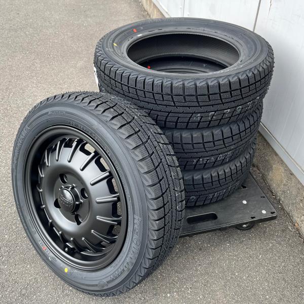 【ムーブ】軽自動車 14インチ スタッドレスタイヤ ホイールセット Noel ノエル 155/65R...