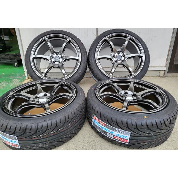 当店イチオシ! 86 タイヤホイール 新品4本セット Acht-6 KENDA KR20 225/4...