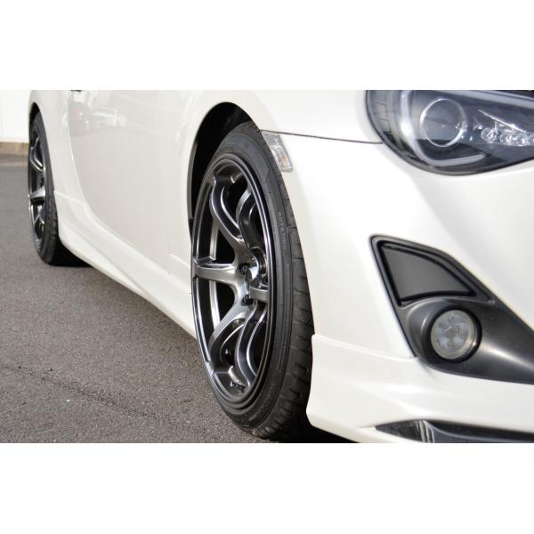 86 ZN6 BRZ ZC6 18インチ タイヤホイールセット Acht-6 クロニウムブラック K...