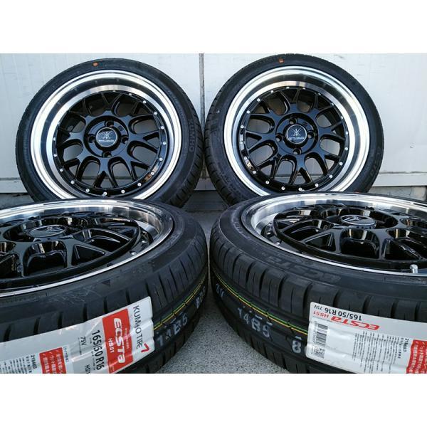 新品 ワゴンR タント ムーブ NBOX スペーシア ミラ アルト タイヤホイール 165/40R1...
