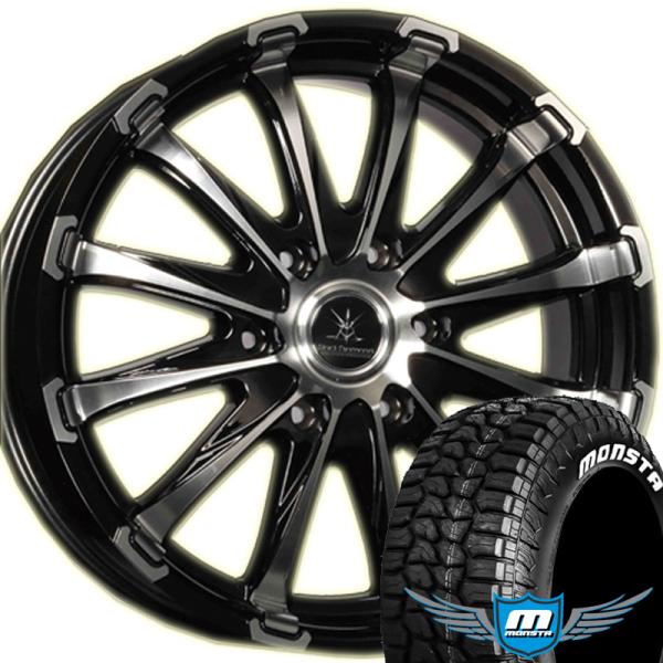 200系ハイエース レジアスエース 車検対応 16インチ モンスタ RT HYBRID 215/65...