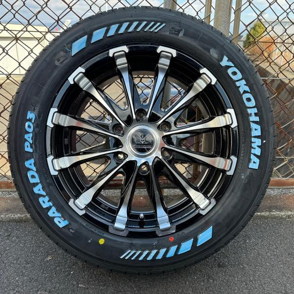 車検対応/バン規格適合 ハイエース 200系 タイヤホイール 17インチ 4本セット ヨコハマ パラ...