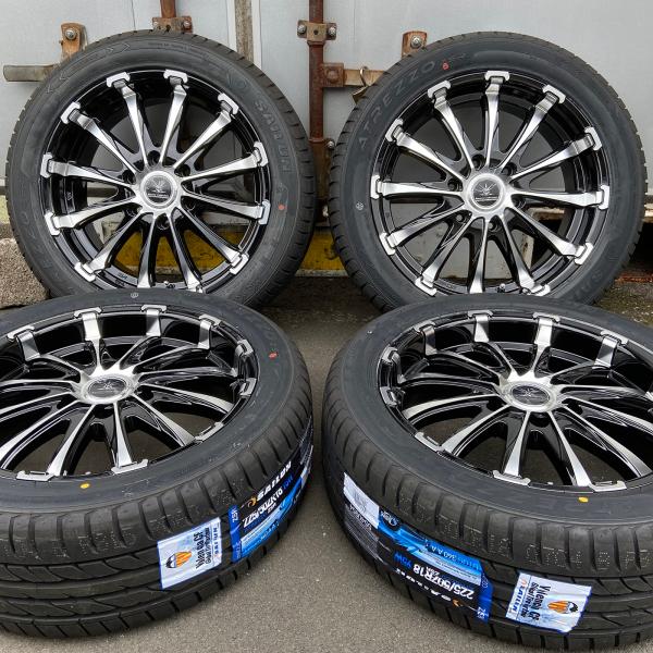 HIACE ハイエース 200系 タイヤホイール 18インチ BD12 特選タイヤ 225/50R1...
