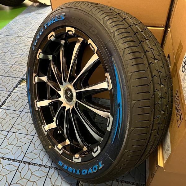 車検対応 18インチ 200系ハイエース TOYO H30 225/50R18 ホワイトレター 新品...