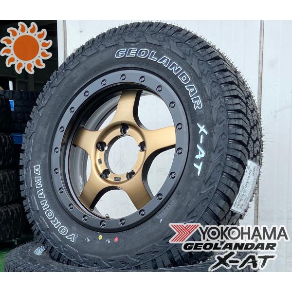 夏タイヤセット 4本組 ジムニー JB64 16インチ タイヤホイール ヨコハマ ジオランダー X-...