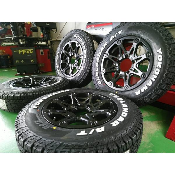 5月入荷 ジムニー タイヤホイールセット ヨコハマ ジオランダー AT G015 185/85R16...