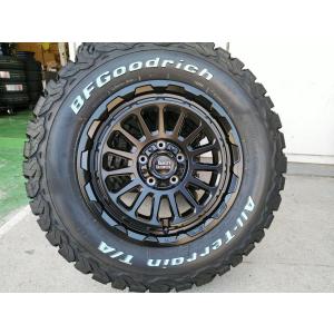 デリカ D5 エクストレイル タイヤ ホイールセット BF グッドリッチ オールテレーン KO2 225/70R16 バークレイハードロック リザード