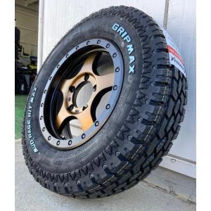 ジムニー JB23 JB64 JA11 JA12 JA22 タイヤホイール 16インチ GripMax MUD RAGE RT MAX 175/80R16 ホワイトレター 4本セット