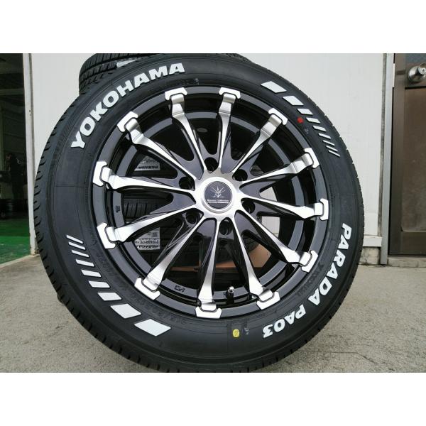 【新品4本セット】200系 ハイエース タイヤ ホイール セット 215/60R17 ヨコハマ パラ...