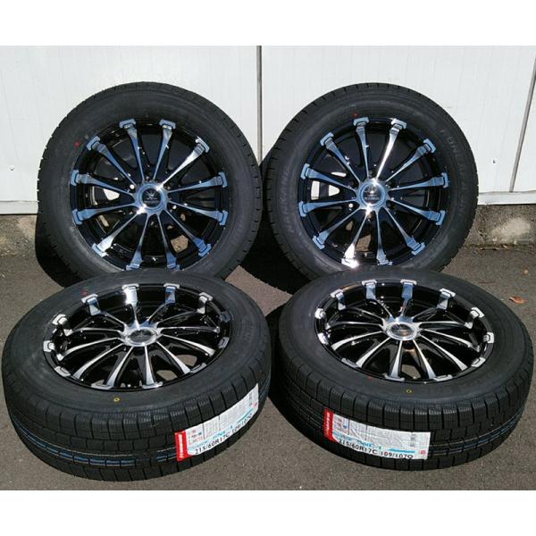 ハイエース 200系 新品 スタッドレス タイヤホイールセット 車検対応 NANKANG SNC-1...