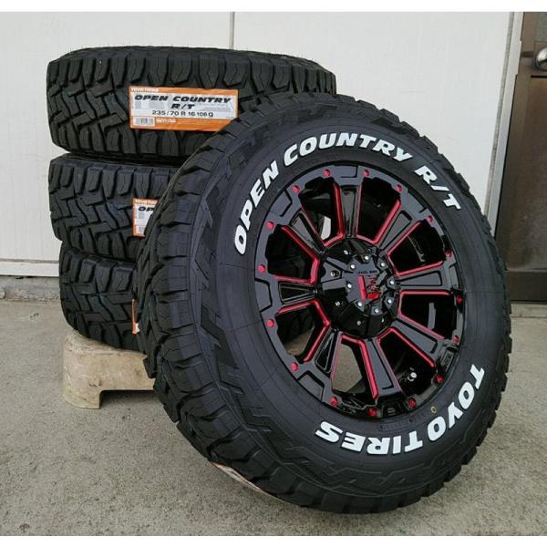 新品 エクストレイル タイヤホイール 4本セット トーヨー オープンカントリー RT 225/70R...