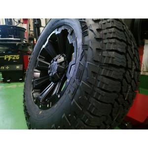 サーフ FJクルーザー プラド ハイラックス 新品4本セット 17インチ タイヤホイール DeathRock FALKEN WILDPEAK A/T3W 265/65R17 265/70R17