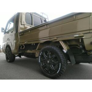 カスタムホワイトエディション　軽四　軽トラ　165/55R15 MONSTA TYRES ハイゼットジャンボ 軽トラ タイヤホイールセット