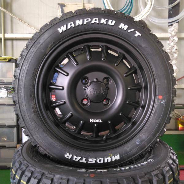 軽トラ 軽バン ハイゼット エヴリィ アトレー MUDSTAR WANPAKU MT 155/65R...